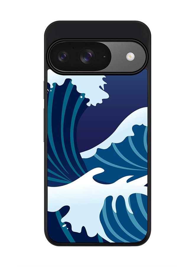 Stylizedd For Google Pixel 9 Case,Slim fit Camera Protection, Shockproof Thin Phone cover - Japanese Sea  - Image 1
