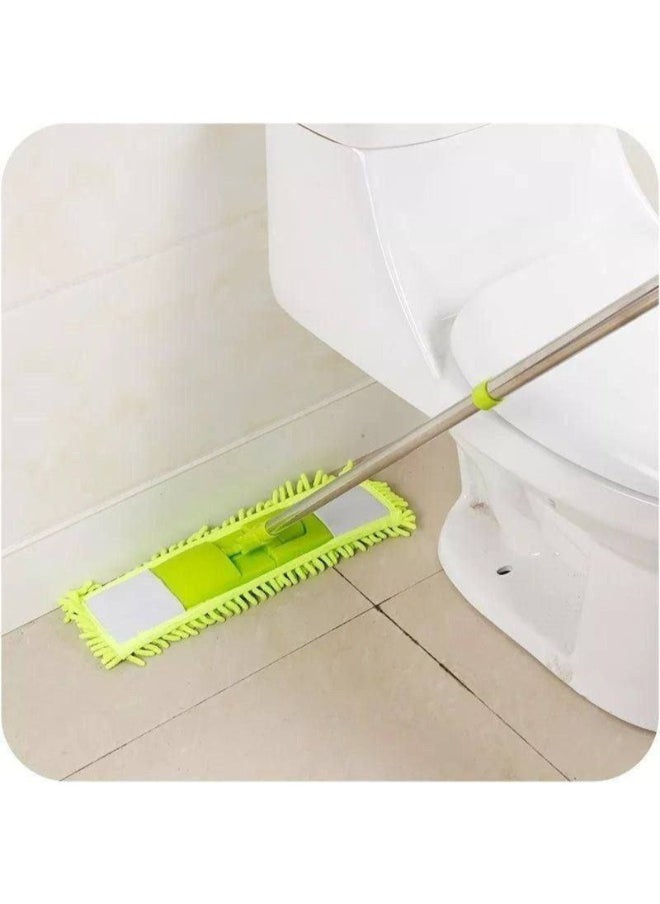 Generic - Get a parquet and floor mop, combining both mop and squeegee for efficient and easy cleaning. Features an adjustable stainless steel handle for added comfort. Durable, easy to use - Image 1
