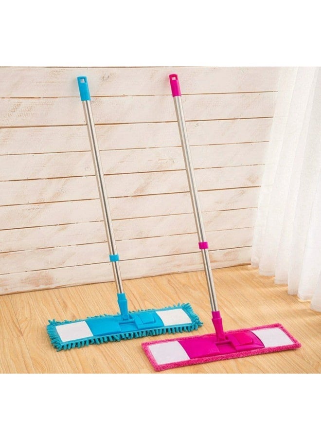 Generic - Get a parquet and floor mop, combining both mop and squeegee for efficient and easy cleaning. Features an adjustable stainless steel handle for added comfort. Durable, easy to use - Image 1