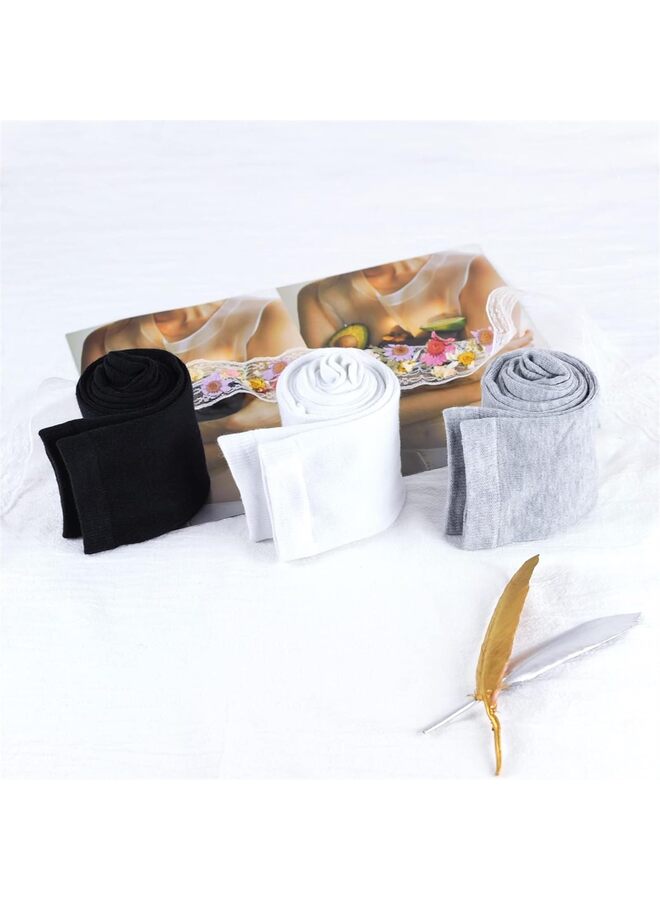 3 قطع جوارب طويلة حتى الركبة للنساء، جوارب طويلة حتى الركبة، جوارب طويلة فوق الركبة، جوارب طويلة حتى الركبة، جوارب طويلة دافئة لتدفئة الساق - Image 4