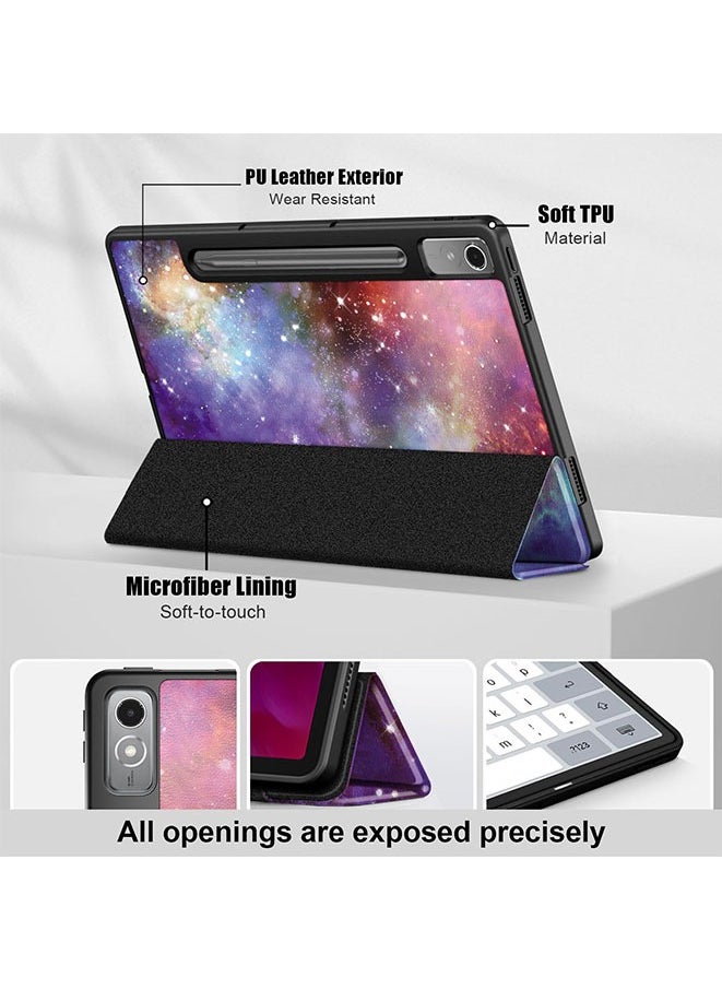 Muyixin - Case Cover for Lenovo Tab P12 12.7 inch 2023 Tablet Tri-Fold Case with Stand Function - Image 1