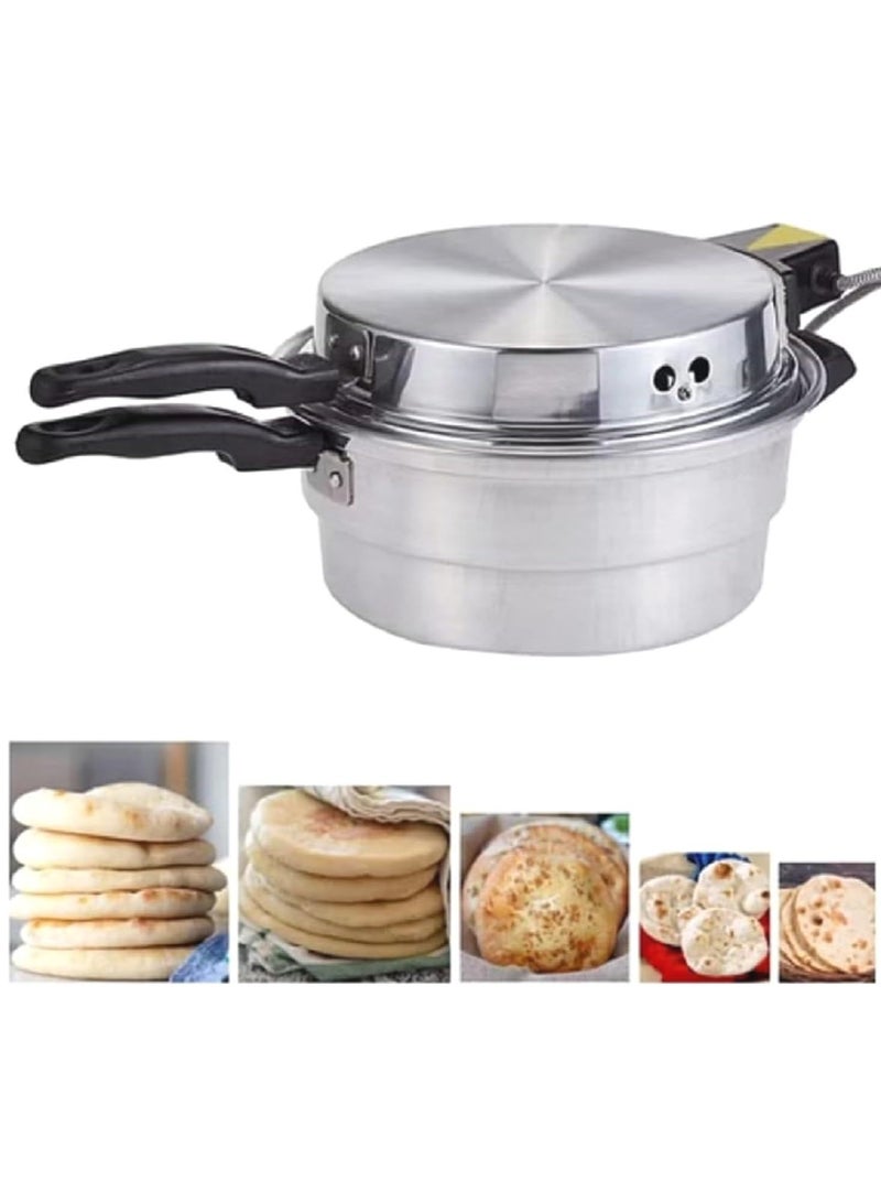 سونكس صانع الخبز والبيتزا ، فرن كهربائي صغير صانع الخبز ، الألومنيوم خمير صانع الخبز ، متعددة الأغراض مصغرة خمير الساخن شقة العربية اللبنانية صانع الخبز فرن " 28 سنتيمتر - Image 2