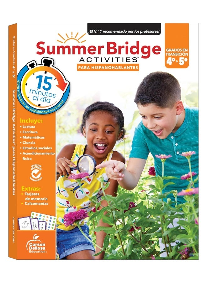 Summer Bridge Activities Spanish 4-5, Grades 4 - 5  - Image 1