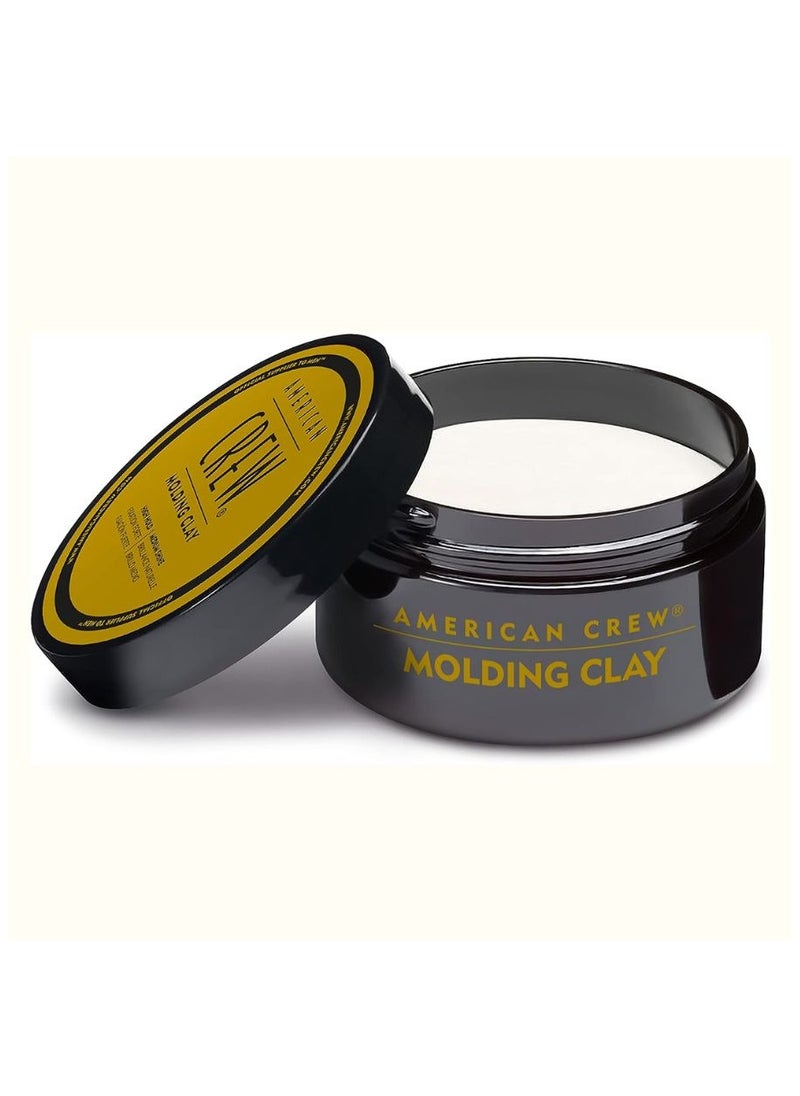 AMERICAN CREW Molding Clay 85 gr, Concentrated Styling Power, Natural Extracts and Beeswax, Touchable Shape and Texture, Sports-Friendly Hairstyling, High Hold, Medium Shine  - Image 2