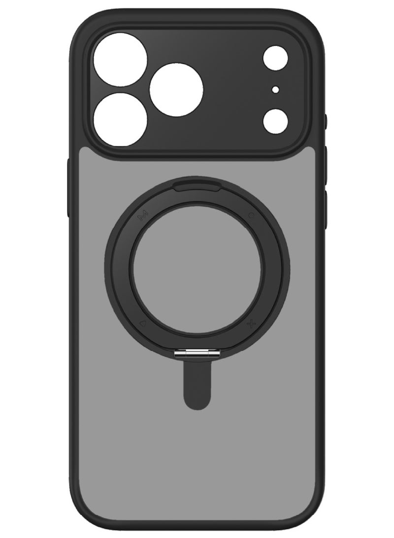 Momax غطاء MOMAX CaseForm Roller Magnetic لجهاز iPhone 17 Pro MAX (2025) [غطاء تحكم الكاميرا] مع قاعدة قابلة للدوران 360 درجة - أسود - Image 2