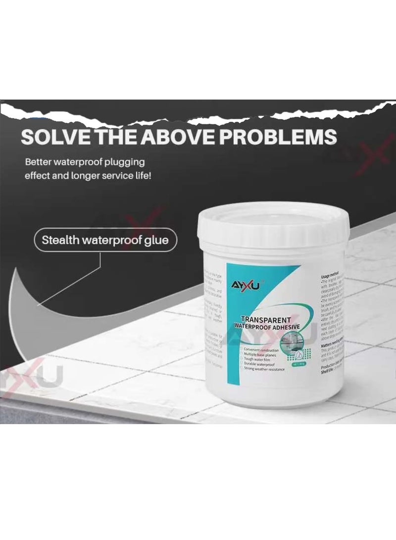 DubaiGallery Waterproof Insulation Sealant | Transparent Glue Coating Agent - Strong Waterproof Anti-Leakage Agent for Roof, Bathroom, Kitchen, Wall, Tile Repairing Soptec - Image 2