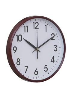 Webelkart Webelkart Premium Plastic Wall Clock for Home and Office Decor/Office Wall Clocks/Wall Clock for Living Room (Brown) - Wall Watch for Home  - Image 1