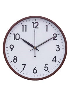 Webelkart Webelkart Premium Plastic Wall Clock for Home and Office Decor/Office Wall Clocks/Wall Clock for Living Room (Brown) - Wall Watch for Home  - Image 2