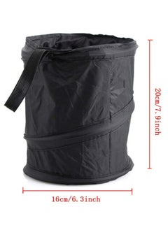 Generic Portable Folding Car Trash Can Universal Collapsible Car Garbage Bin Wastebasket Hanging Travel Storage Box Bag  - Image 5