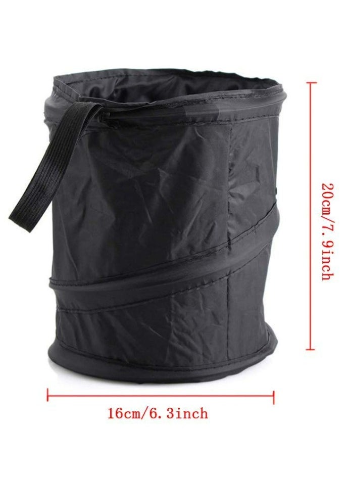 Generic Portable Folding Car Trash Can Universal Collapsible Car Garbage Bin Wastebasket Hanging Travel Storage Box Bag  - Image 5