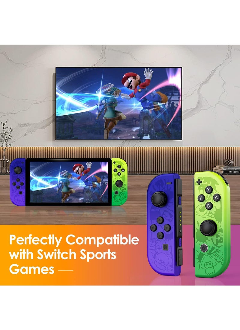 Sweet seven Wireless Replacement Joy-Cons for Nintendo Switch - L/R Controllers for Seamless Gaming Experience - Responsive and Ergonomic Design  - Image 3