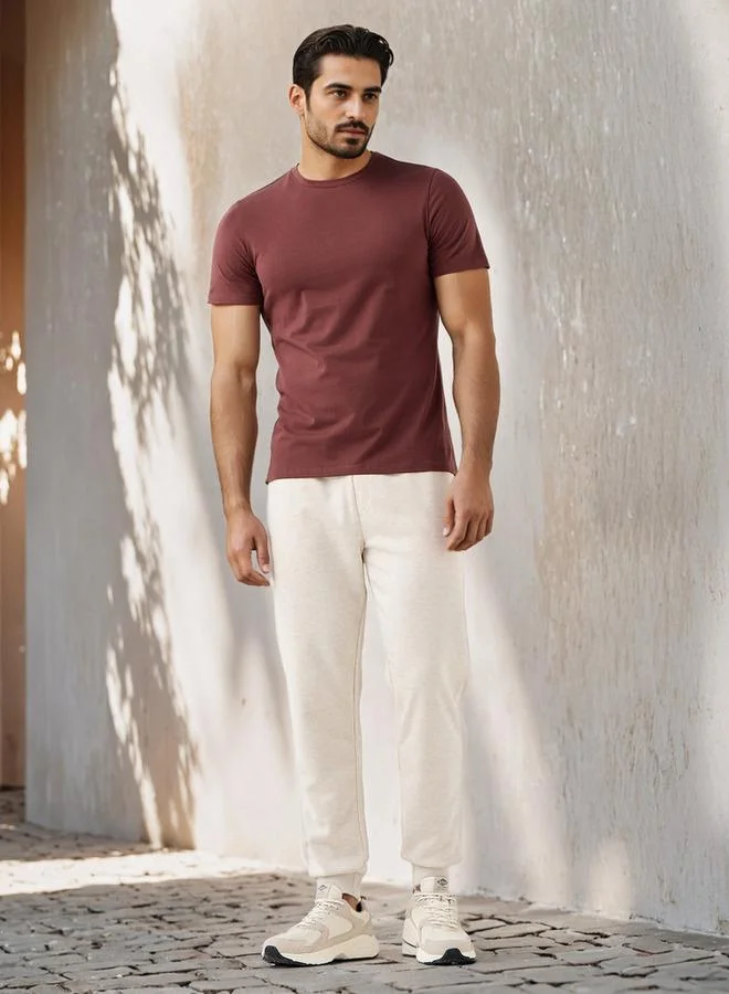 سبلاش فيڤ تيشيرت بياقة دائرية بقصة عادية