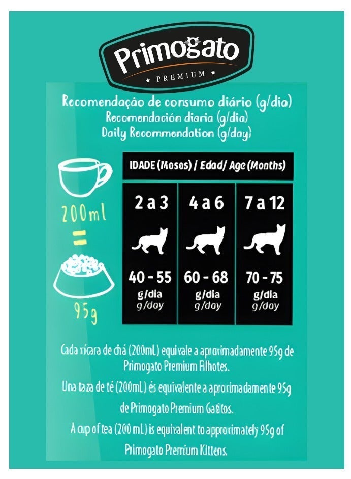 PRIMOGATO Kittens Chicken & Milk Dry Cat Food 15KG – Complete Kitten Food for Healthy Growth | Nutritious Cat Food Dry in Cat Bag | Crunchy Cat Treats Style Kibble | Alternative to Cat Wet Food - Image 4