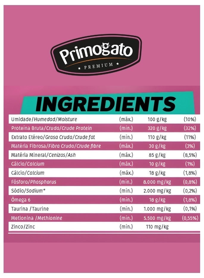 PRIMOGATO Kittens Chicken & Milk Dry Cat Food 15KG – Complete Kitten Food for Healthy Growth | Nutritious Cat Food Dry in Cat Bag | Crunchy Cat Treats Style Kibble | Alternative to Cat Wet Food - Image 3