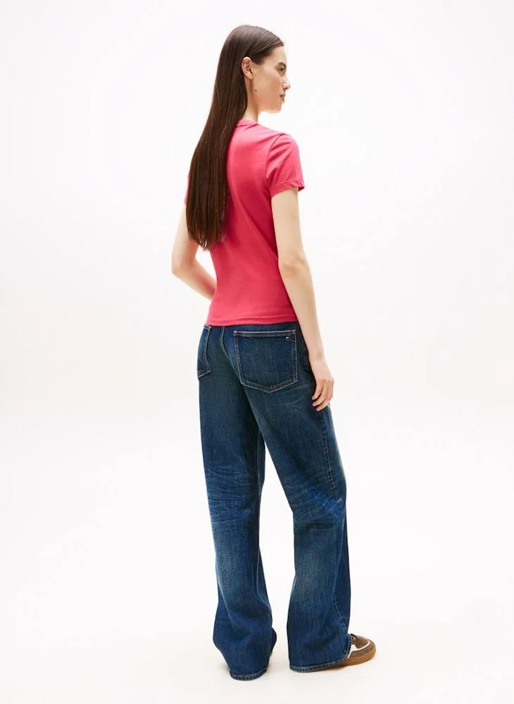 TOMMY JEANS Logo Crew Neck T-Shirt