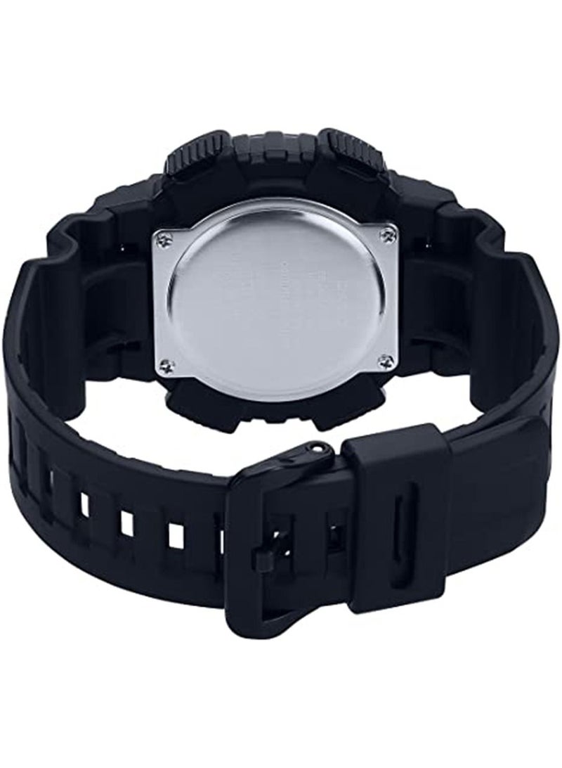 CASIO Men's Resin Analog & Digital Watch AEQ-110W-1A3VDF - 47 mm - Black - Image 2