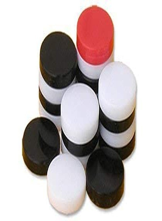 GIRLYZ Attire Carrom Board Coins Acrylic Plastic for Smooth Play with 1 Striker (Pack of 2 Box) - Image 1