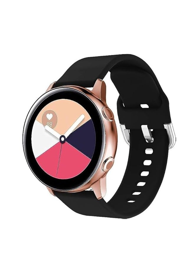 22mm Silicone Strap Compatible with Samsung Galaxy Watch 3 45mm / Gear S3 / Huawei GT3 46mm / GT2E / Pro / GT3 GT2 46mm / Honor Magic Watch 2 46mm / Amazfit GTR4 / GTR3 - Image 1