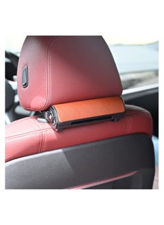 Y&D SYOSI Portable Car Seat Fan, for Front Rear Passenger, USB Powered and 3 Speeds Strong Cooling Air Fan Adjustable Strap SUV, RV, Vehicles, Office Seats (Brown)  - Image 3