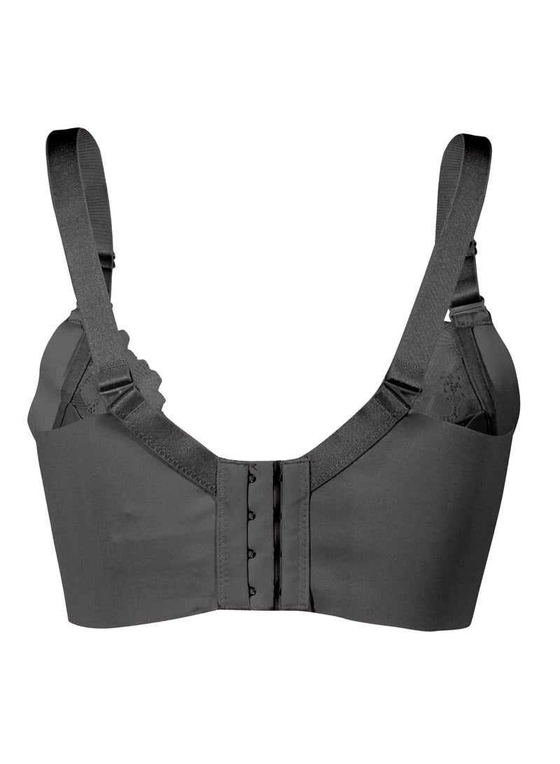 أوكوس حمالة صدر أنيقة من الدانتيل للحمل والرضاعة أسود متوسط - Image 3