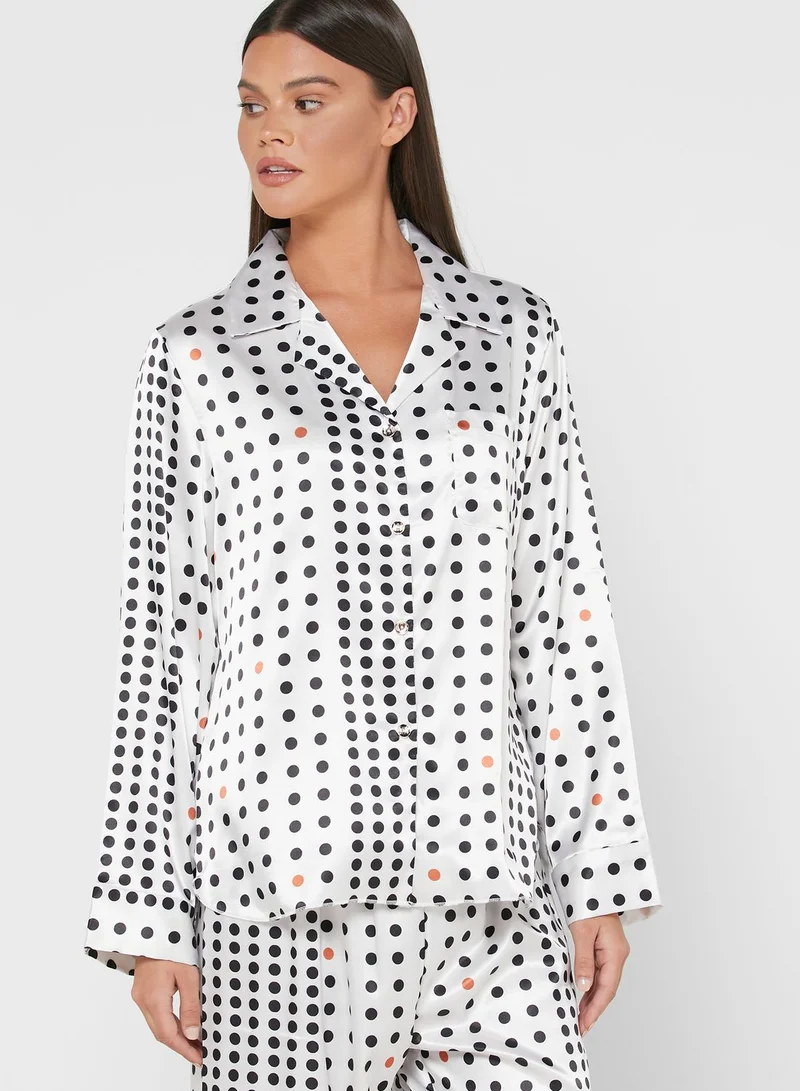 ELLA Dotted Pyjama Set