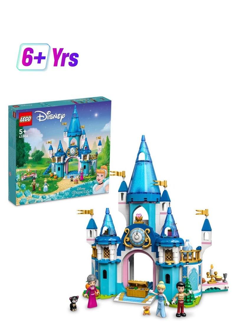 LEGO Disney Cinderella and Prince Charming's Castle 6378997/43206 - Image 2