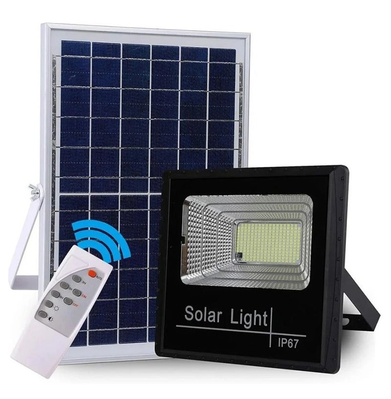 800W Solar Powered LED Flood Light with 7000mAh Battery - Image 1