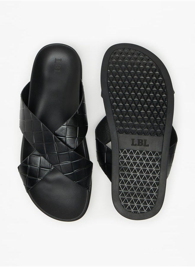 LBL by Shoexpress Textured Slip-On Arabic Sandals  - Image 4