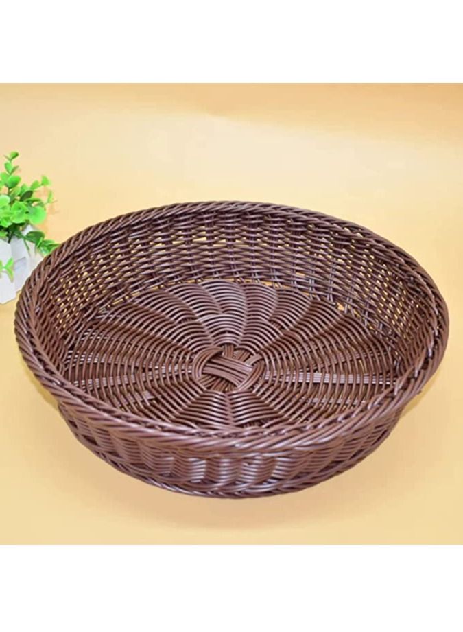 FFD Round Wicker Basket Fruit Basket