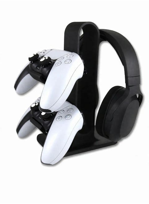 Headset and Controller Stand for Gaming Consoles with 3-in-1 Capacity