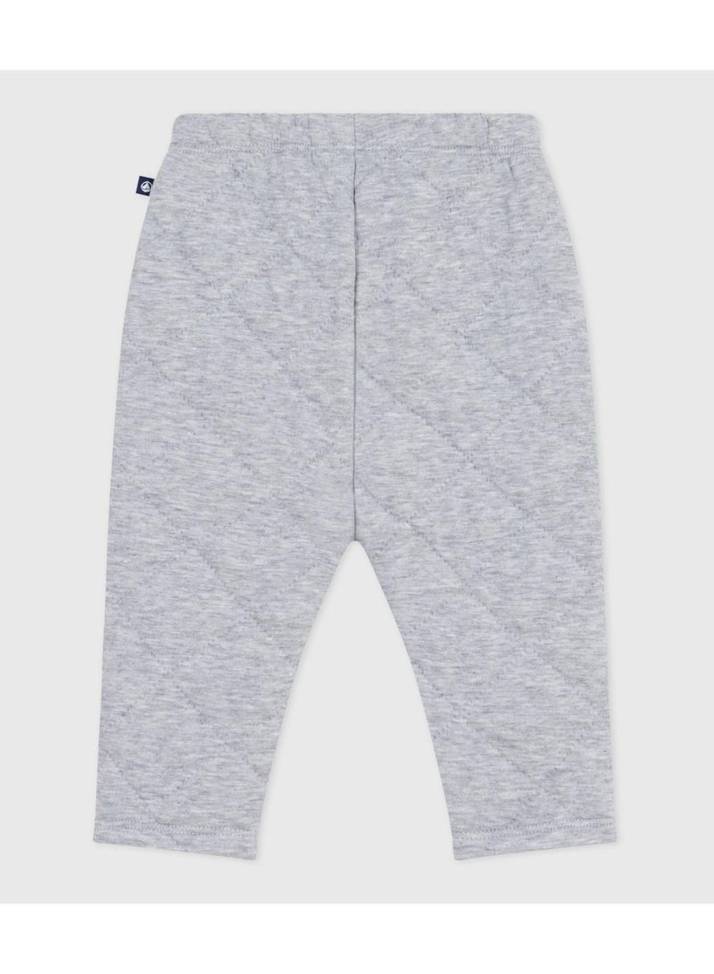 Petit Bateau Babies' plain thick cotton trousers - Image 2