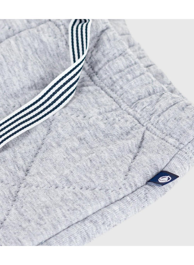 Petit Bateau Babies' plain thick cotton trousers - Image 3