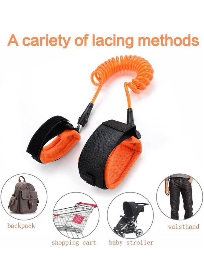 2 Pack Children's Anti Lost Belt Leash, Child Anti-Lost Bracelet, Baby Anti Lost Belt, Walking Hand Strap Wristband, Elastic Leash, Travel Assistant, Suitable for Indoor and Outdoor Activities - Image 4