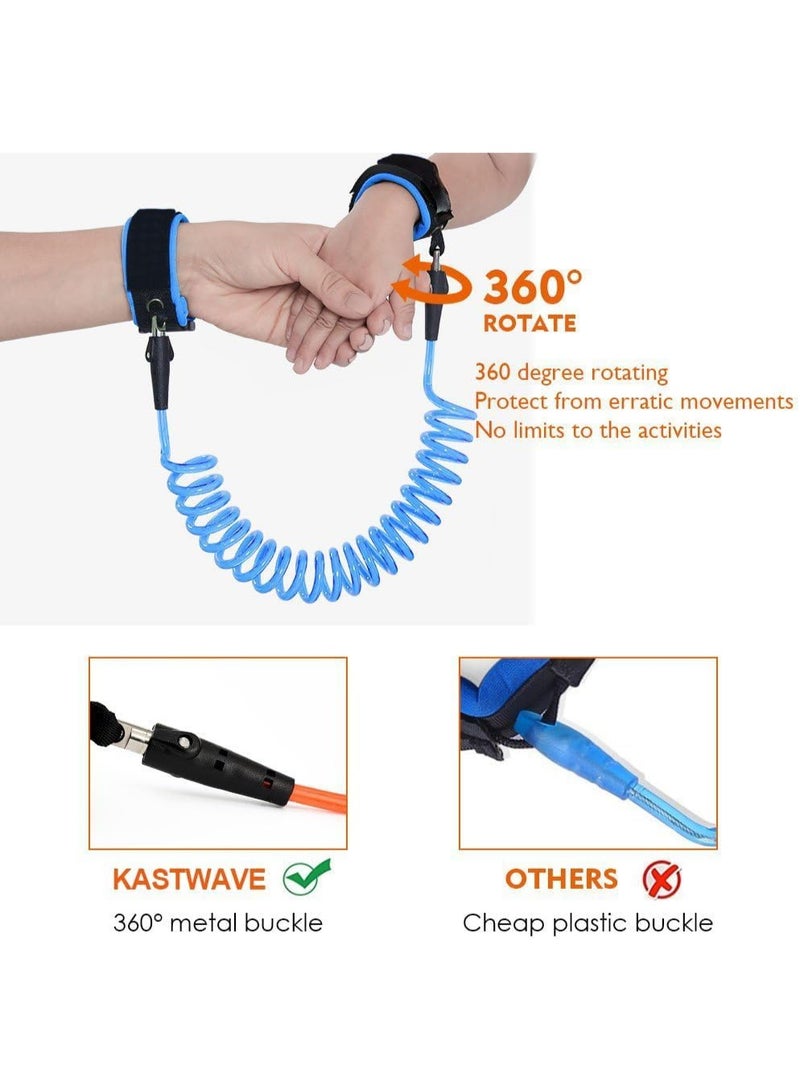 2 Pack Children's Anti Lost Belt Leash, Child Anti-Lost Bracelet, Baby Anti Lost Belt, Walking Hand Strap Wristband, Elastic Leash, Travel Assistant, Suitable for Indoor and Outdoor Activities - Image 2