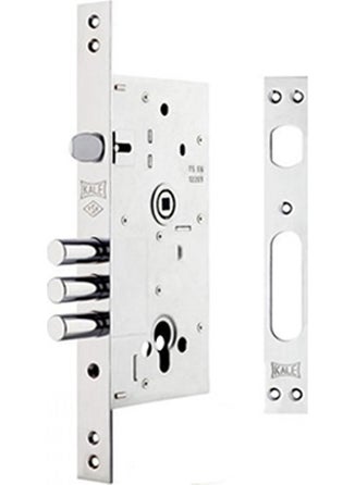 KALE KILIT Kale 252 R Monoblock Steel Door Lock - Chrome 