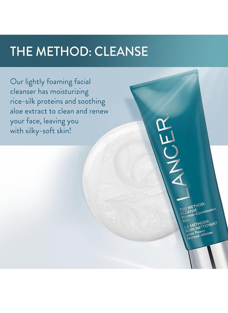 lancer Lancer Skincare The Method: Cleanse Face Cleanser, Daily Face Wash with Salicylic Acid, Sensitive or Dehydrated Skin, 4.05 Fluid Ounces  - Image 3