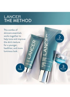 lancer Lancer Skincare The Method: Cleanse Face Cleanser, Daily Face Wash with Salicylic Acid, Sensitive or Dehydrated Skin, 4.05 Fluid Ounces  - Image 2