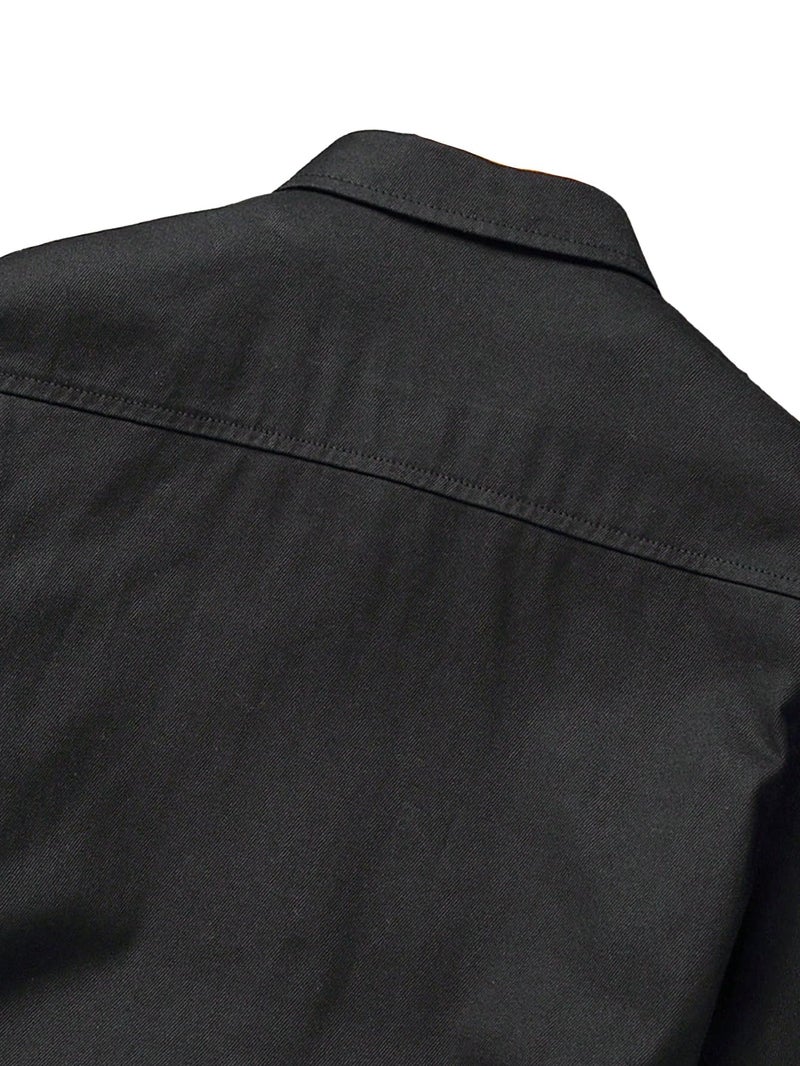 Floerns Men's Causal Ripped Button Front Dual Pocket Short Sleeve Denim Shirt Without Tee Black M - Image 4