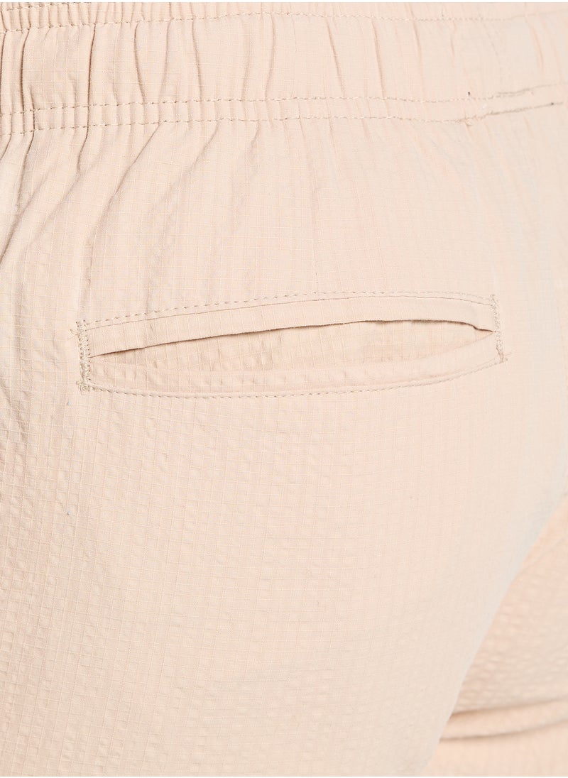 BRAVE SOUL - Chino Shorts with Elasticated Waist Drawcord - Image 1