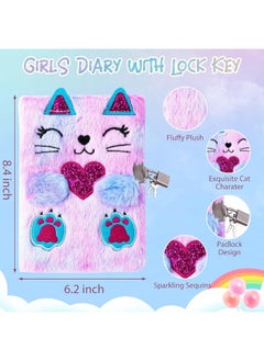 Cat Diary with Lock for Girls Halloween Gifts,Secret Journal Notebook Diary for Girls Ages 8-12,Kids Journals for Girls Christmas Gift Set,Secret Diary with Pen Pouch Panda Keychain Cat Paw Pen. - pzsku/Z4719E93E4FE39EED07CCZ/45/_/1729416073/cb05beb0-8859-47cd-98ff-0aef96e5d1ad