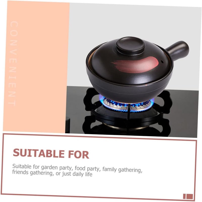 Varied size selections Hemoton Casserole Clay Cooking Pot Handle Traditional for Stews and Rice Energy-saving Heat Retention for Family Gatherings and Daily Use Demand fit global economical quality Efficiency boosted construction Quick use-switch compatible build Upgraded quality Flexible varied design Multi-purpose Budget friendly trendy design Fixed delivery schedule Regional distribution available High strength upgraded material Trendy varied sizing alternatives Most item matching trendy design Multi-use detailed build Multi-category warehouse equip Globally engineered build Cross-material combo compatible Consistent single item quality Flexible usage build Market popular practical build Easy transit optimized build Licensed warehouse stored goods Diverse requirement fit All user affordable trusted quality Extra part combo compatible - Image 3