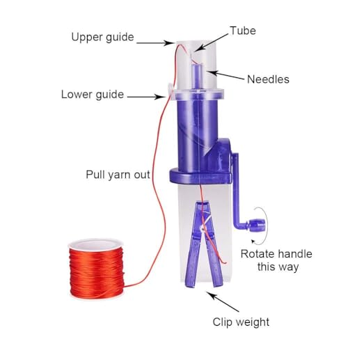 swabs® Handheld Winder, DIY Lovers Knitting Machine, Knitting Tool Winding Tools for Clothing | Knitting Loom Knitting Machine, Knitting Tool, Knitting & Crochet Supplies... - Image 4
