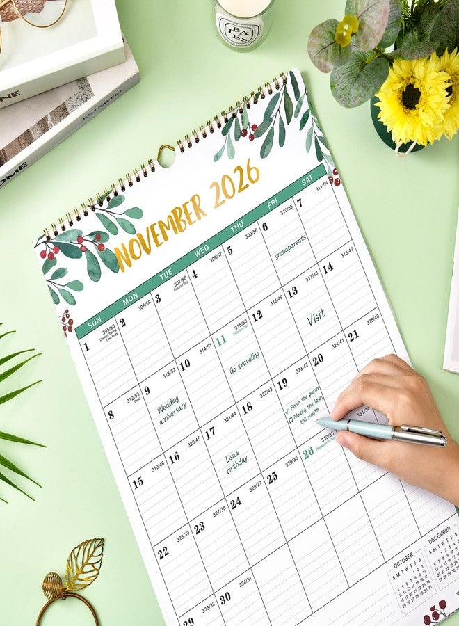 Coboll 2026-2027 Calendar - 2026-2027 Wall Calendar Vertical, July 2026 - December 2027, 12" x 17", Large Calendars 2027 with Julian Dates, Twin-Wire Binding - Image 5