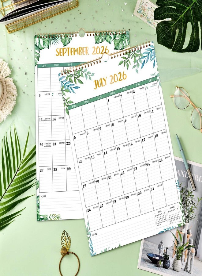 Coboll 2026-2027 Calendar - 2026-2027 Wall Calendar Vertical, July 2026 - December 2027, 12" x 17", Large Calendars 2027 with Julian Dates, Twin-Wire Binding - Image 2