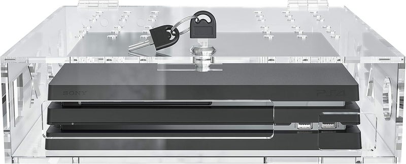 Skywin Acrylic Lock Box for PS4 Game Console - Secure and Protect Public Gaming Consoles - Compatible with Playstation, PS4 Slim, PS4 Pro - Image 2