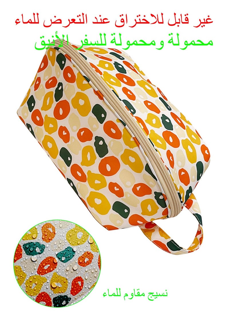 Syarme Underwear Organizer Bag for Travel, Large Travel Bra Underwear Storage Bag with Liner, Cube Multifunctional Travel Waterproof Pouch Cosmetic Bag for Travel  - Image 4
