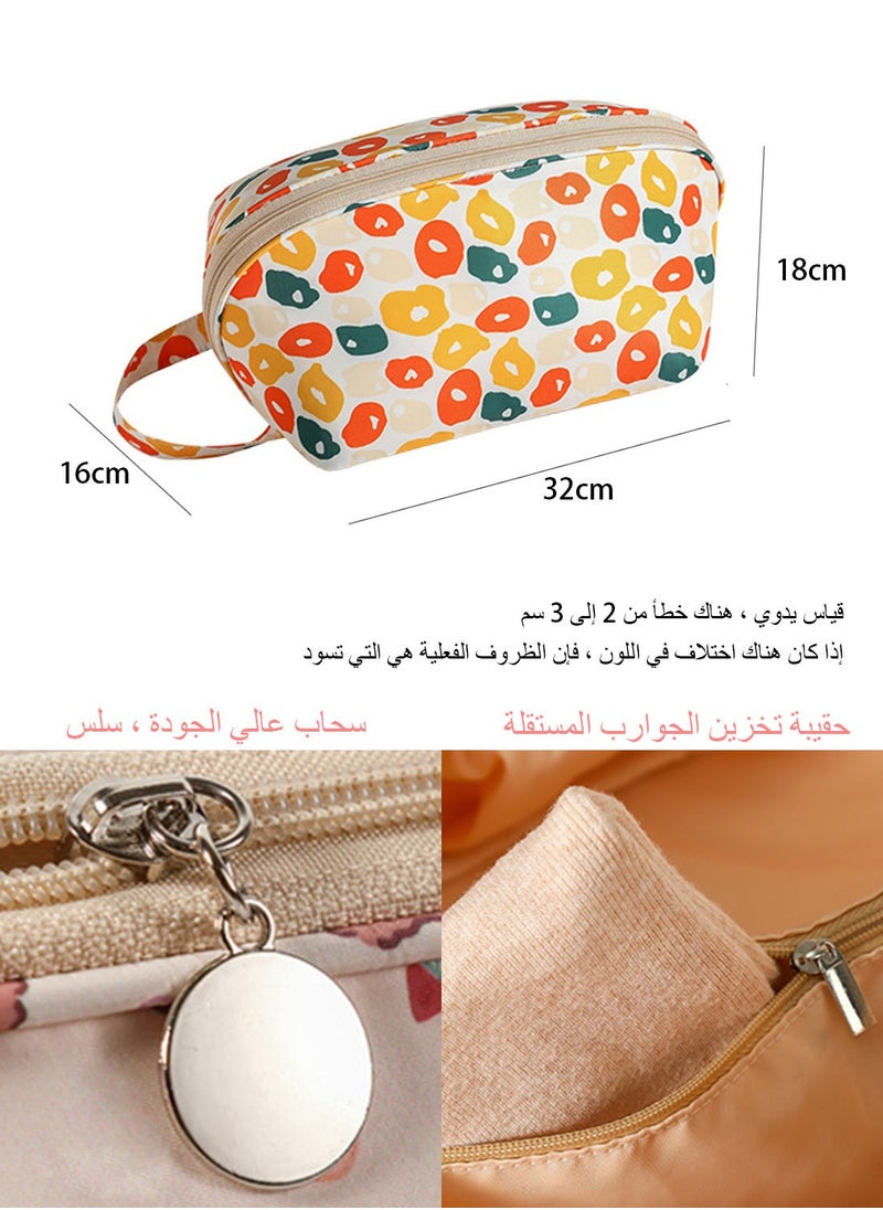 Syarme Underwear Organizer Bag for Travel, Large Travel Bra Underwear Storage Bag with Liner, Cube Multifunctional Travel Waterproof Pouch Cosmetic Bag for Travel  - Image 5
