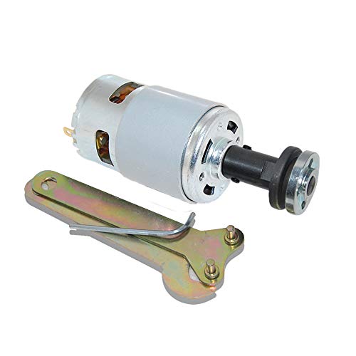CHANCS 775 DC Motor 12V/24V Gear Motor Double Ball Bearing Large Torque With M10 Saw Balde Connecting Rod for DIY Parts - Image 1