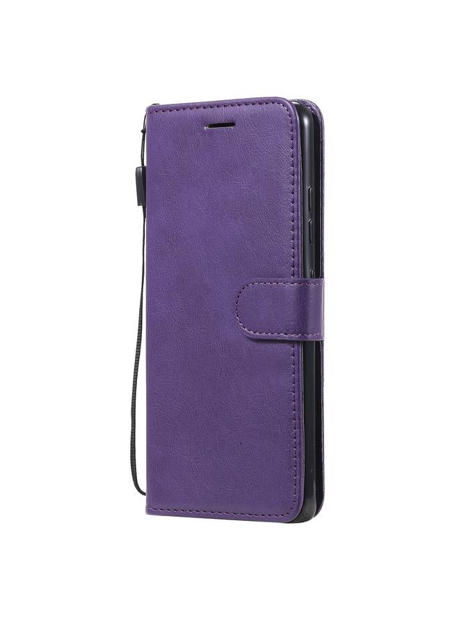 S-TOP Case For Samsung Galaxy A32 4G Solid Color Horizontal Flip Protective Leather Case with Holder & Card Slots & Wallet & Photo Frame & Lanyard - Image 2