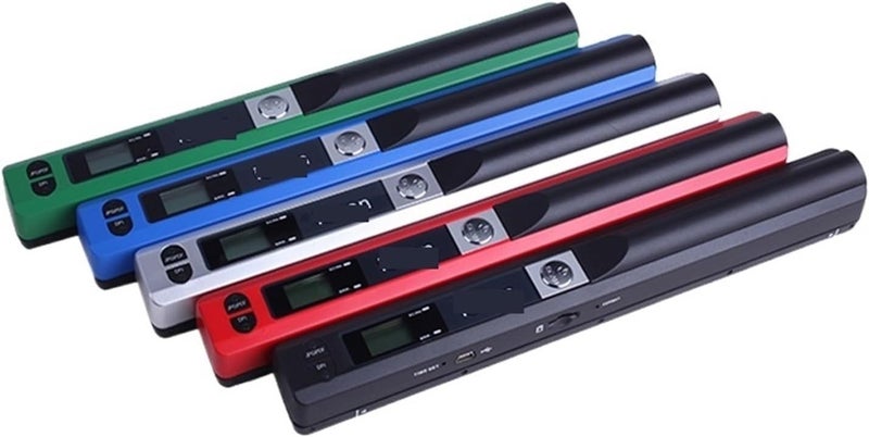 Document Scanners, Portable New Creative Handheld Mobile Portable Document Scanner, 900DPI Type-c LCD Display Support JPG/PDF Format Selection(Black) - Image 2